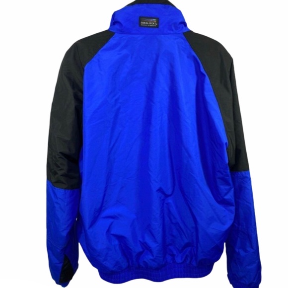 Sierra Sport Blue Windbreaker Fleece Jacket Coat - Picture 5 of 10